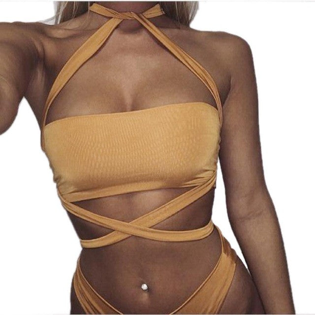 Bandage Push Up Bikini