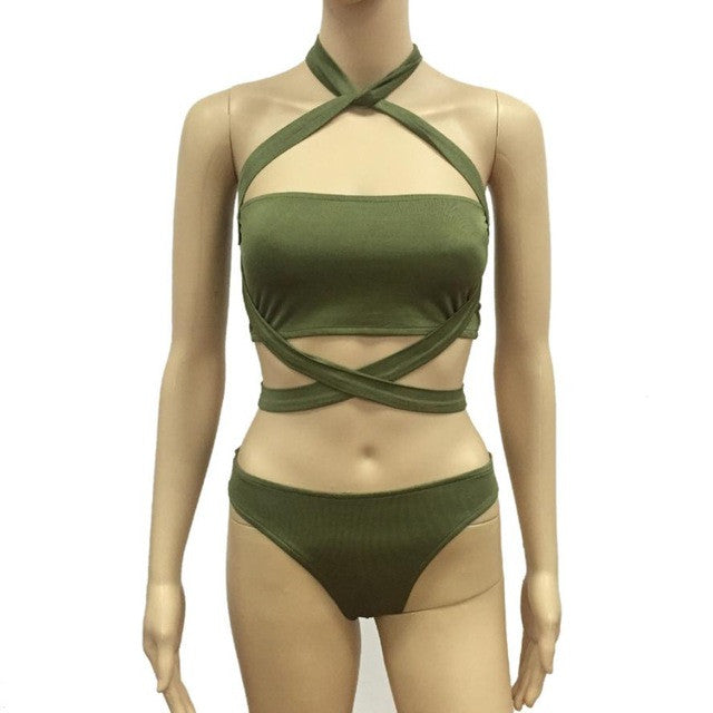 Bandage Push Up Bikini