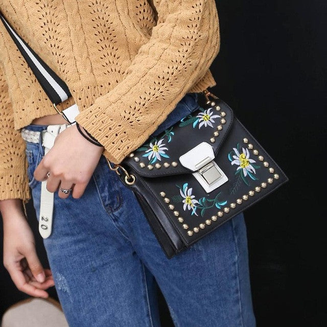 Flower print Shoulder Bag