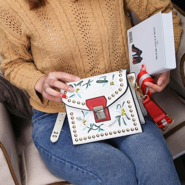 Flower print Shoulder Bag