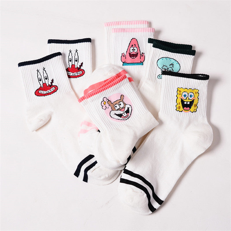 Cartoon Character Short Socks