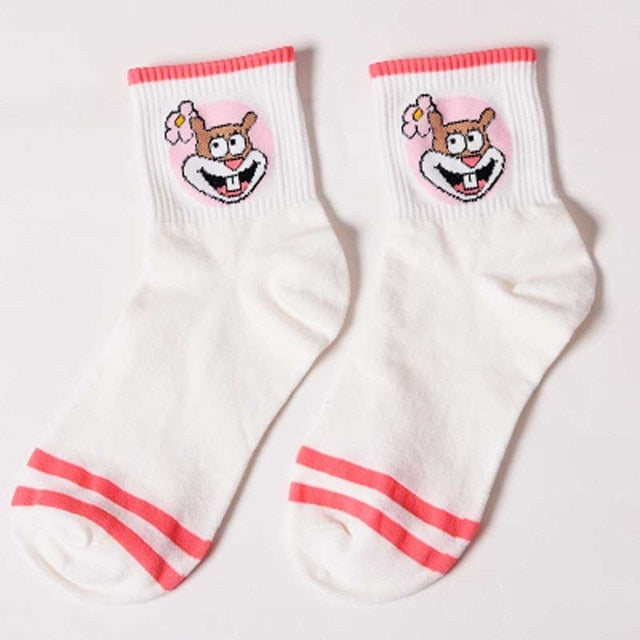 Cartoon Character Short Socks