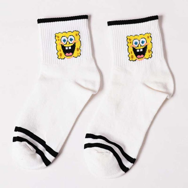 Cartoon Character Short Socks