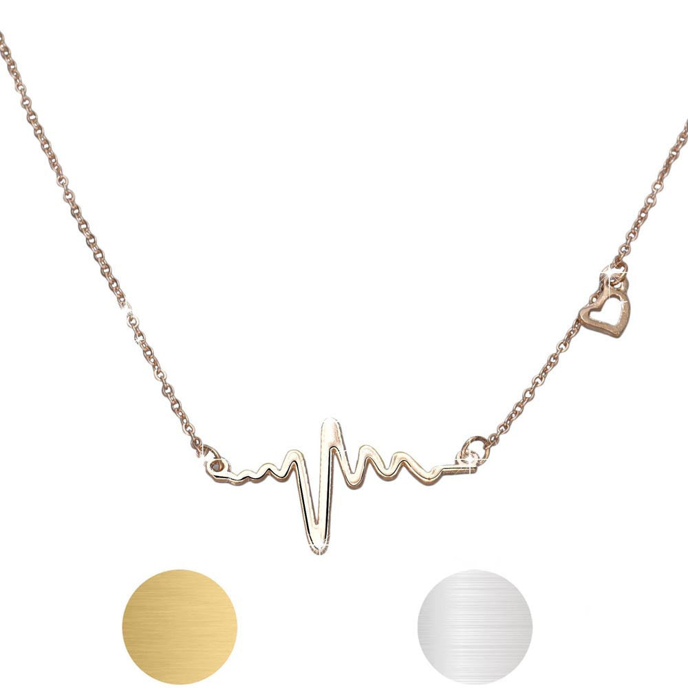 Heart Beat Pendant Necklace