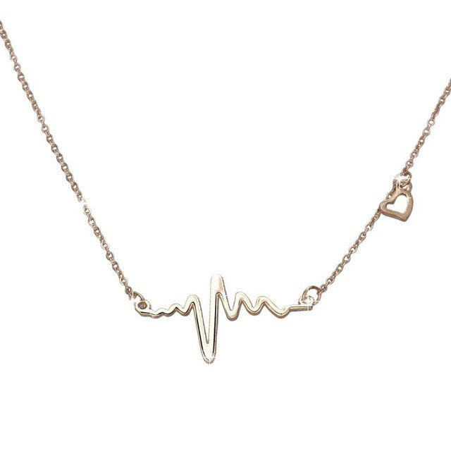 Heart Beat Pendant Necklace