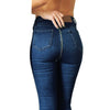 Zipper Pencil Stretch Skinny Jeans