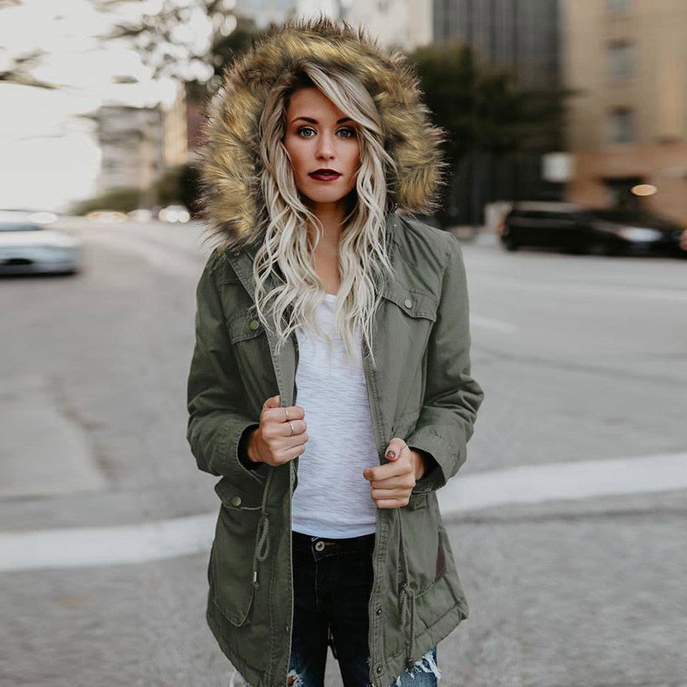 Hooded long Coat