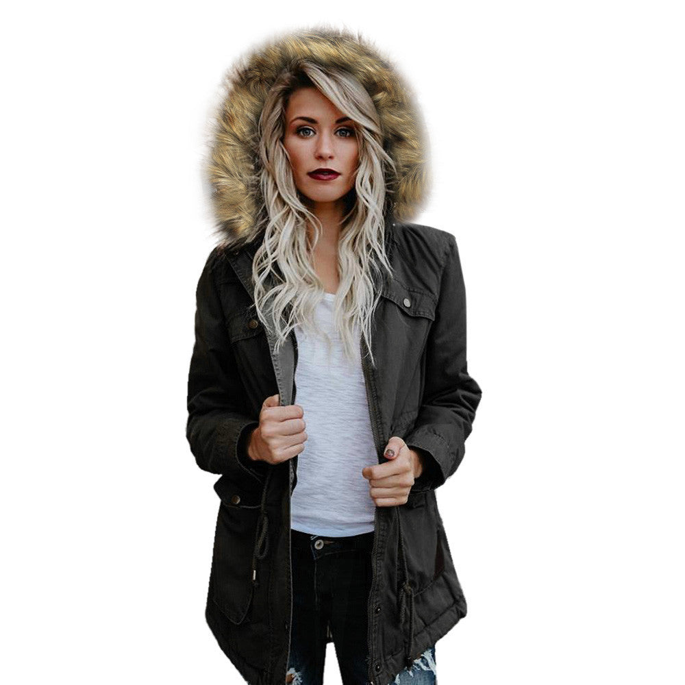 Hooded long Coat