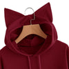 Cat print Hoodie Sweatshirt