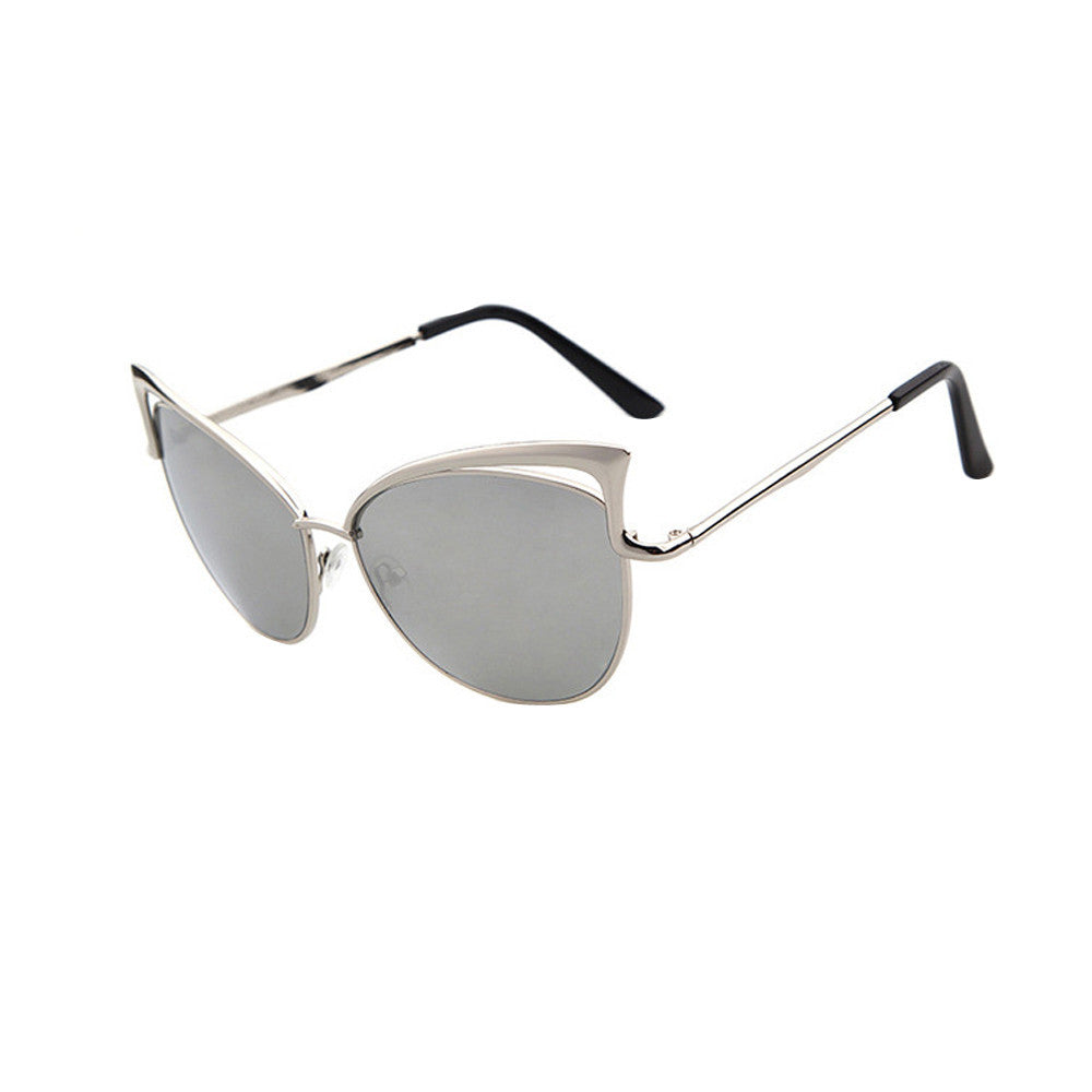 Metal cat eye Sunglasses