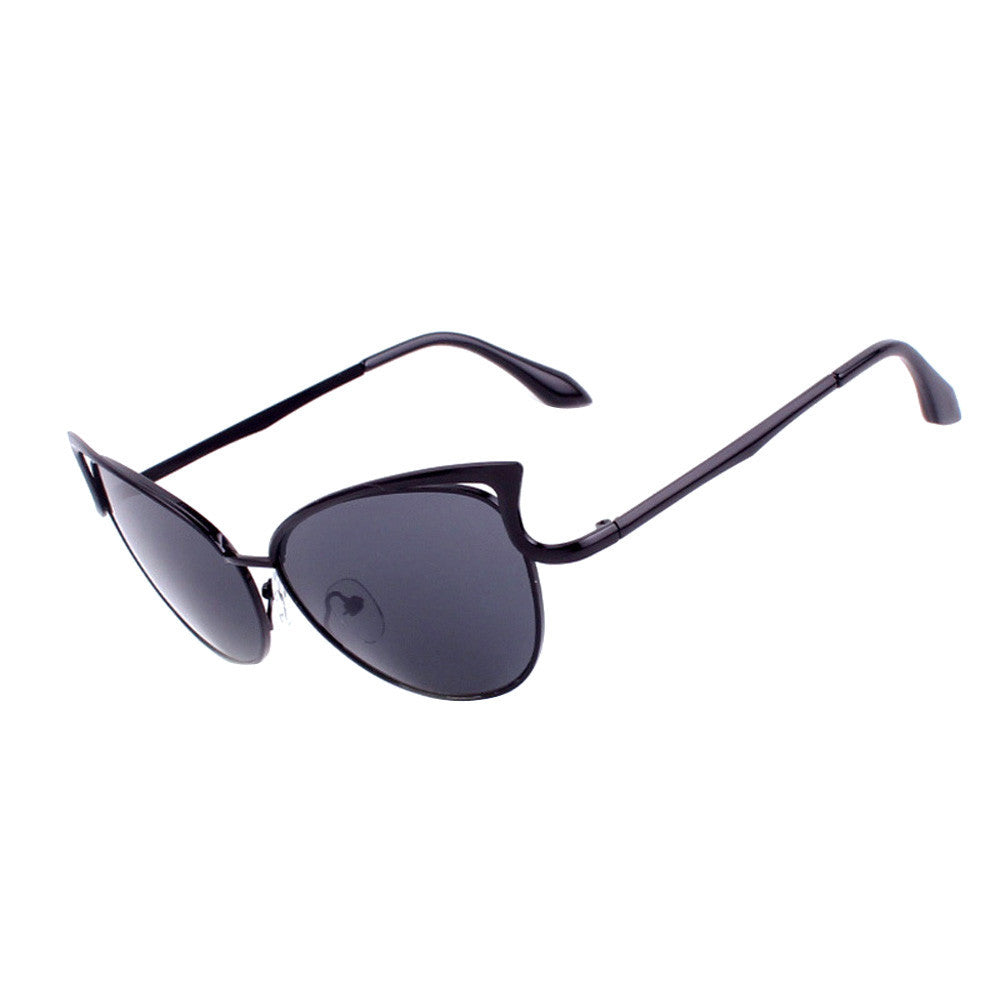 Metal cat eye Sunglasses