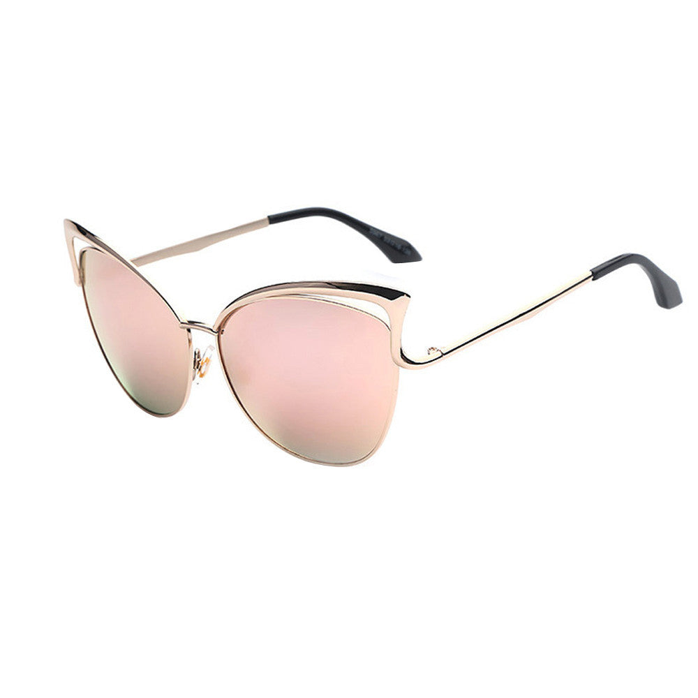 Metal cat eye Sunglasses