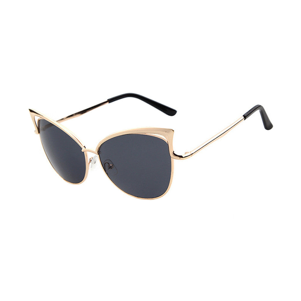 Metal cat eye Sunglasses