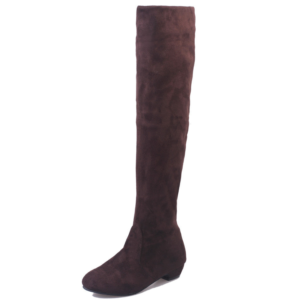 Suede Long Boots