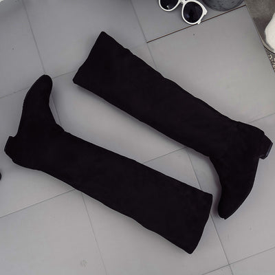 Suede Long Boots