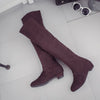 Suede Long Boots