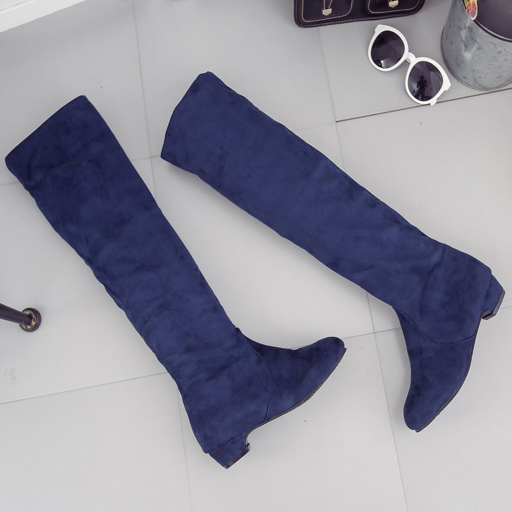 Suede Long Boots
