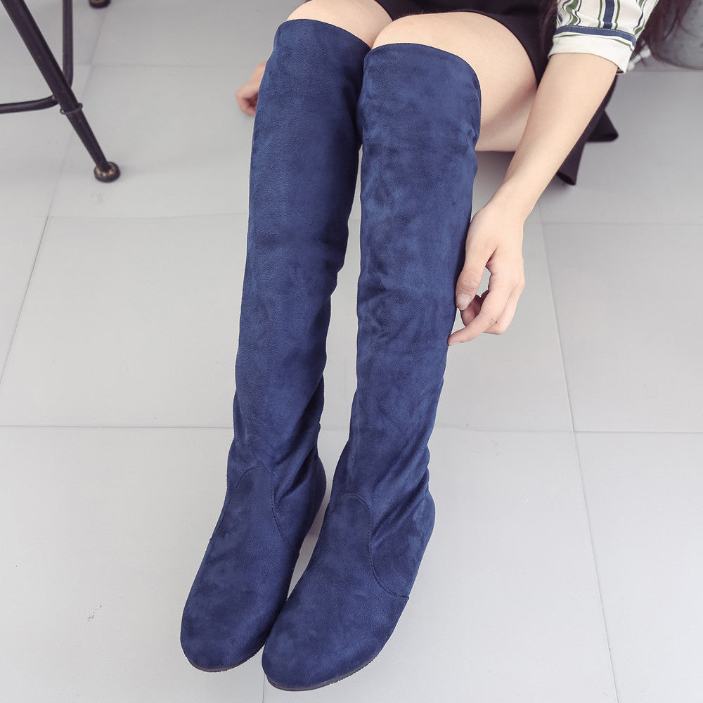 Suede Long Boots
