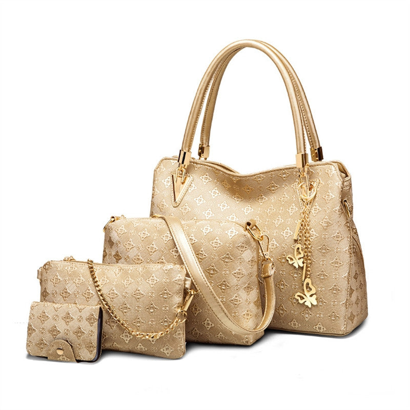 4pcs Leather Handbags