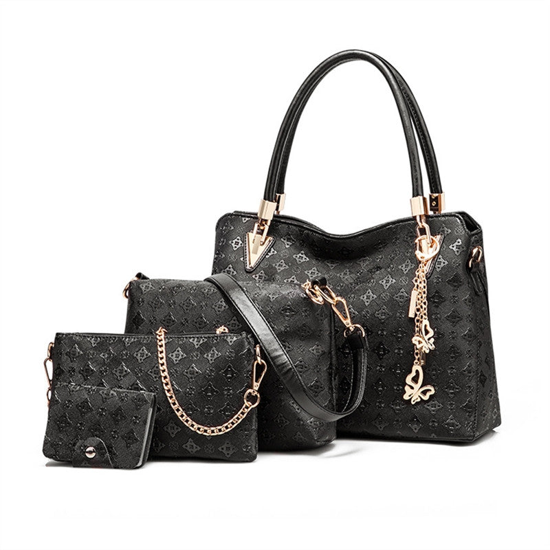 4pcs Leather Handbags