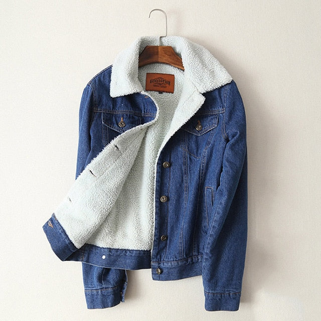 Lambswool Denim Jacket