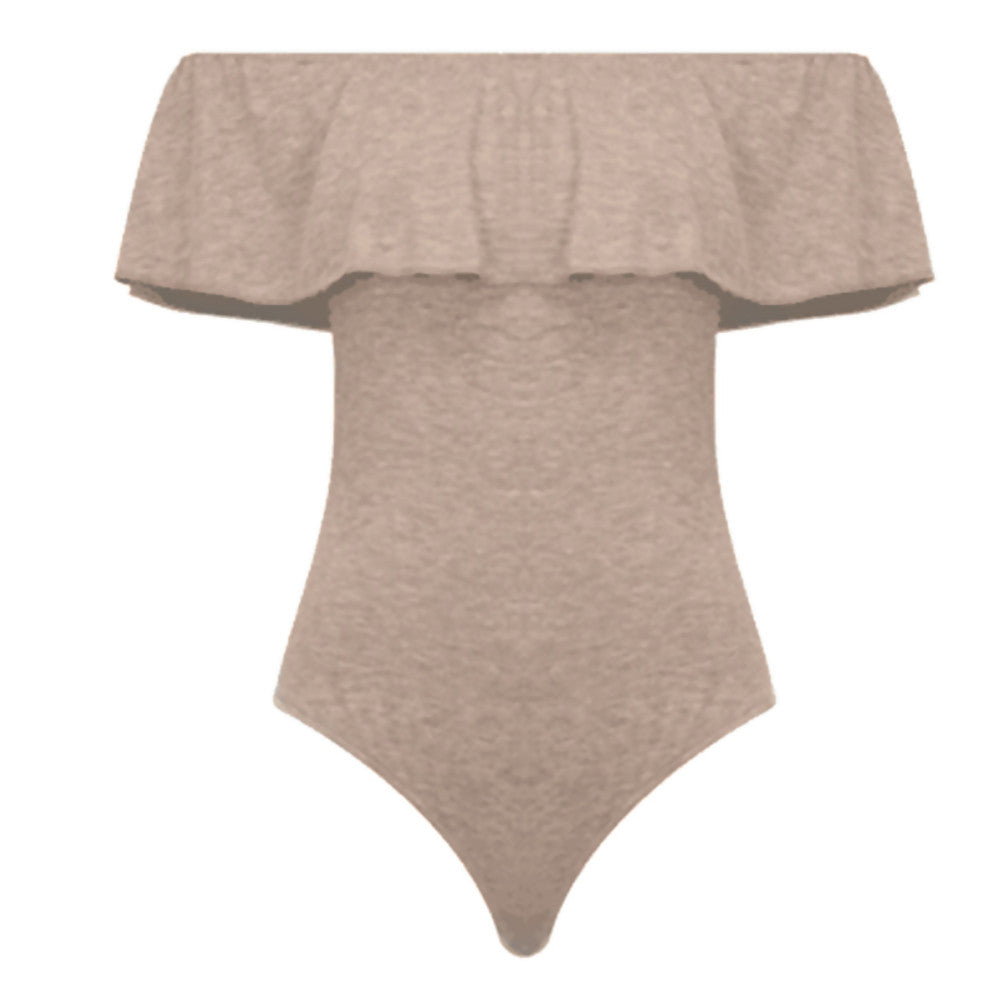 Flouncing Boat Neck Jumpsuit