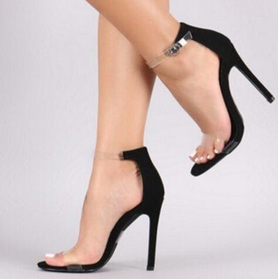 Transparent Crystal High Heels
