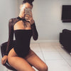 Hollow Out Mesh bodysuit