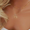 Multilayer Alloy Pendant Necklace