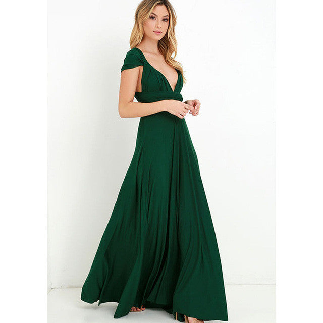 Multi Way Wrap Maxi Dress