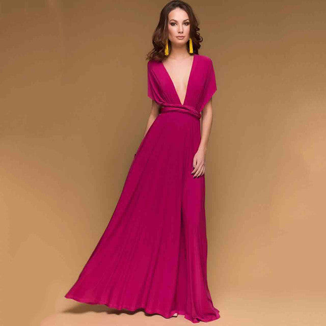 Multi Way Wrap Maxi Dress