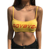 Yellow Boybye Crop top