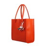 shopper leather handbags candy color