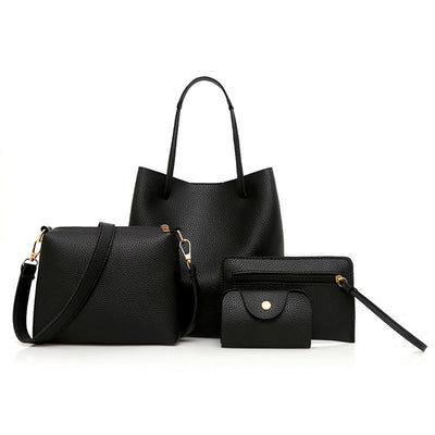 4Pcs Pattern Leather bags