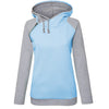 Bicolor hooded sweatshirt