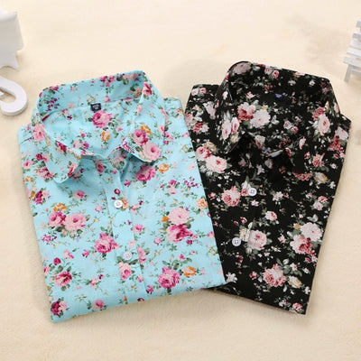 Vintage Floral Blouse