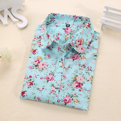 Vintage Floral Blouse