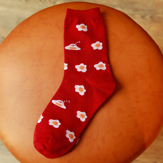 egg Cotton socks