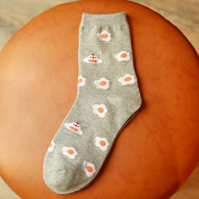 egg Cotton socks