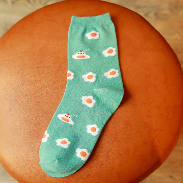 egg Cotton socks