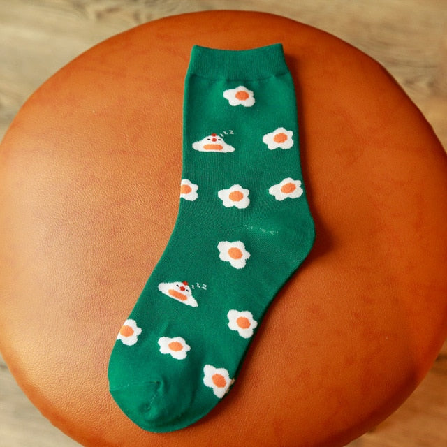 egg Cotton socks