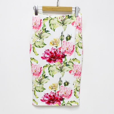 floral Pencil Skirt