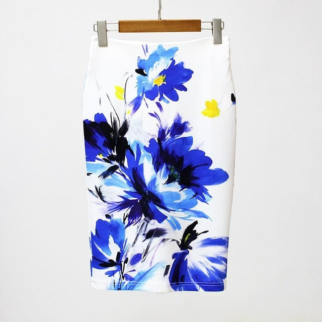 floral Pencil Skirt