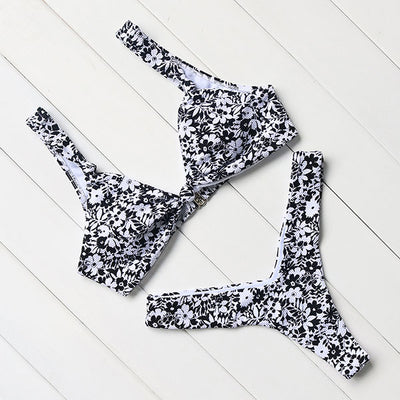 Leopard and floral Brazilian Bikinis