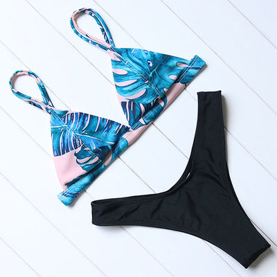 Leopard and floral Brazilian Bikinis