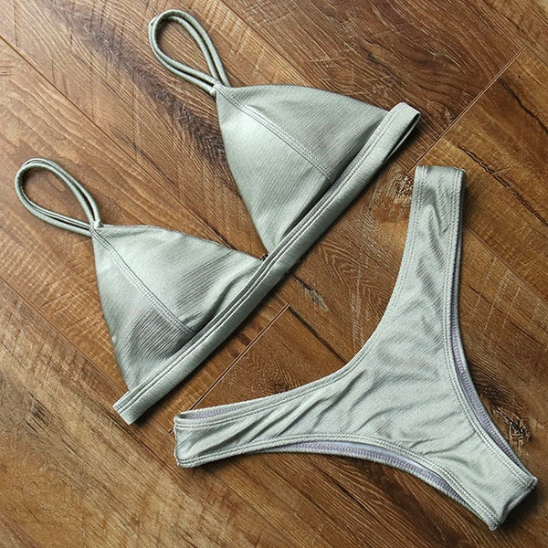 Leopard and floral Brazilian Bikinis