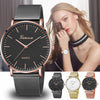 Classic Quartz Stainless Steel Wrist Watch