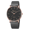 Classic Quartz Stainless Steel Wrist Watch