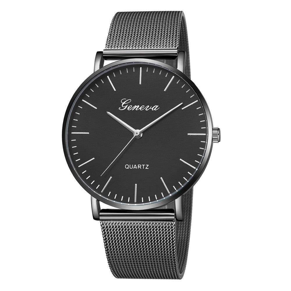 Classic Quartz Stainless Steel Wrist Watch