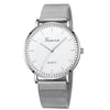Classic Quartz Stainless Steel Wrist Watch